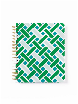 2024-25 Spiral Weekly Academic Planner | Green Weaver