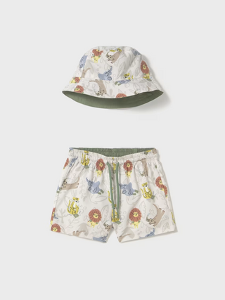 2pc Safari Bucket Hat/Trunk Set