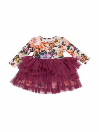 Autumn Rose Tulle Dress - Girl