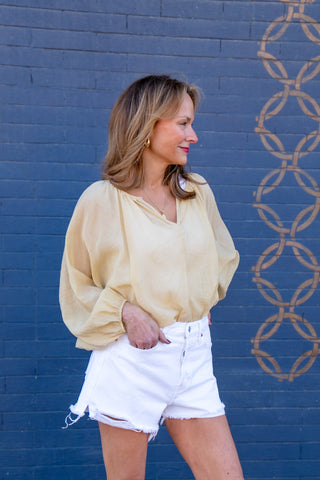 Bennett Beige Blouse