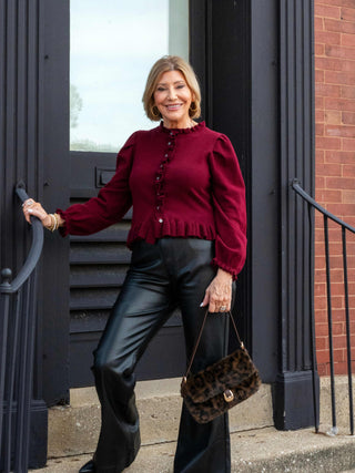 Bridget Peplum Cardigan