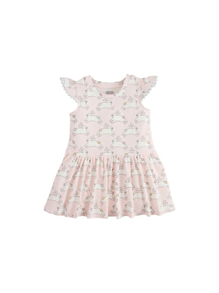 Bunny Print T-Shirt Dress