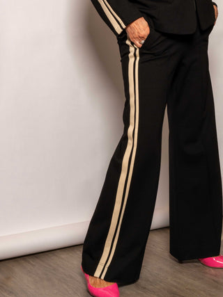 Carrie Black Stripe Pant