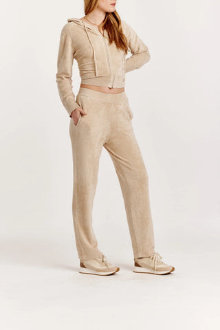 Carson Chenille Pants - Oyster