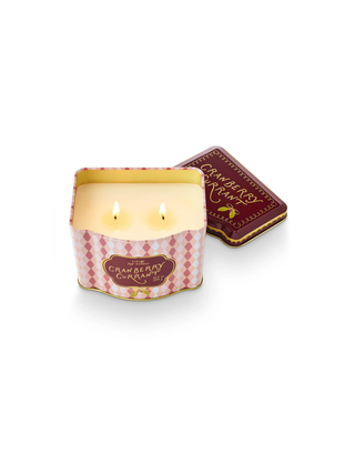 Cranberry Currant Tin Candle