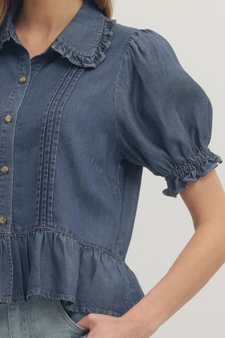 Dance in Denim Top