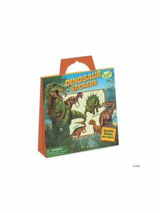 Dinosaur Reusable Sticker Tote