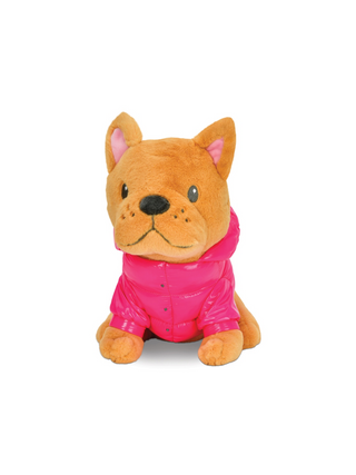 Dog in a Puffer Plush