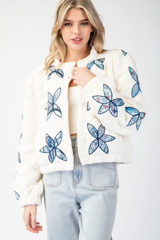 Flower Power Quilted Jacket