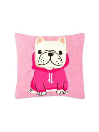 Frenchie Chenille Pillow