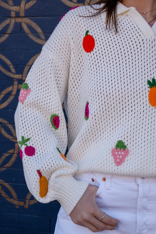 Fruit Ninja Crochet Sweater