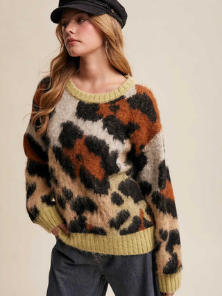 Fuzzy Abstract Sweater