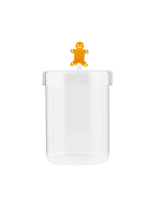 Gingerbread Glass Canister