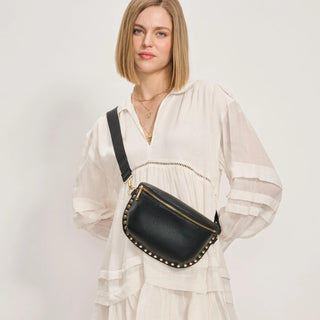 Gizelle Black Belt Bag