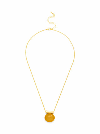 Glistening Necklace - Brown