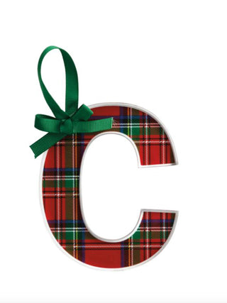 Initial Tartan Ornament (C)