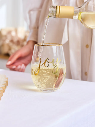 Joy Wine Glass