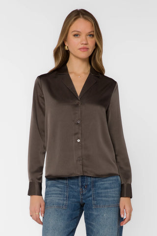 Kensley Bronze Olive Blouse