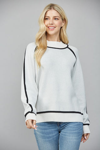 Kim Mock Neck Sweater