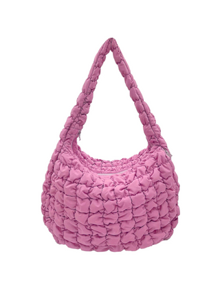 Large Quilted Bag - Bubblegum