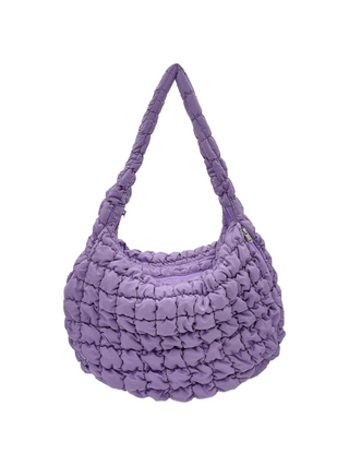 Large Quilted Bag - Lavender