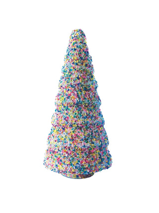 Large Recycled Glass Tree w/ Sequins