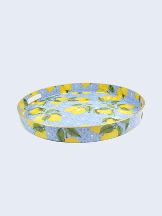 Lemon Round Tray