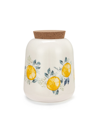 Lemons Canister w/ Lid