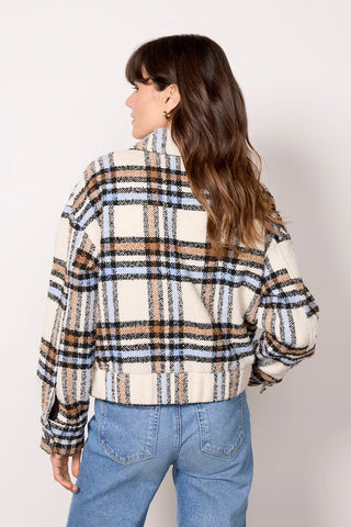 Liv Jacket Sky Plaid