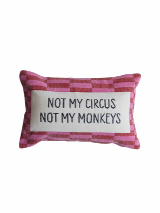 Not My Circus Lumbar Pillow