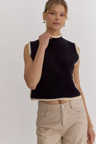 Open Book Knit Tank Top