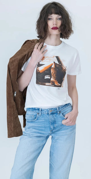 Passenger White Mushie Tee