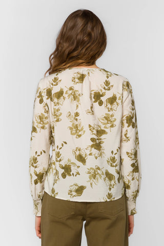 Penny Olive Pear Blouse