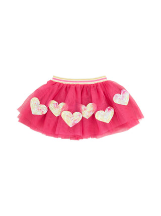 Pink Heart Sequin Tutu