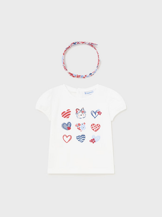 RWB Heart Tee w/ Headband