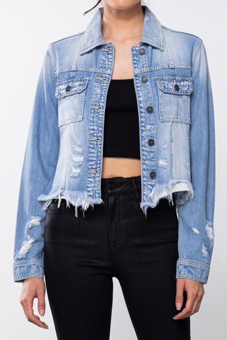 Rebel Jean Jacket - Light Wash