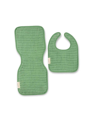 Reversible Bib + Burp Set Sea Foam