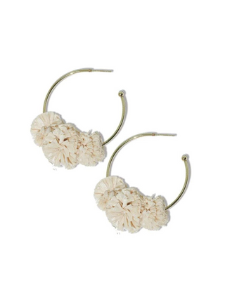 Rita Hoops - Ivory