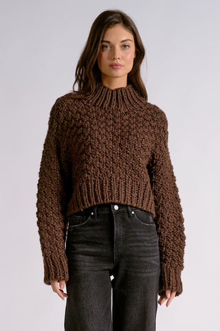Sabrina Espresso Sweater