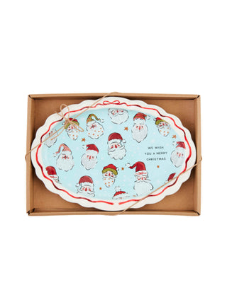 Santa Sentiment Plate