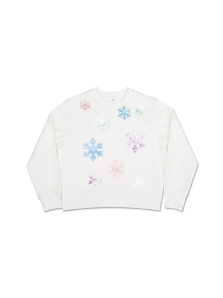 Sequin Snowflake Sweatshirt
