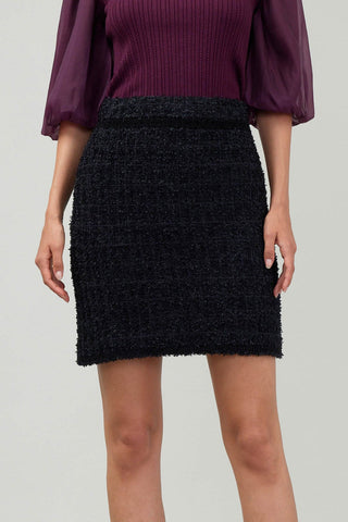 Sophisticated Lady Tweed Skirt