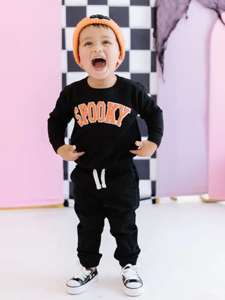 Spooky Sweatshirt Black/Orange