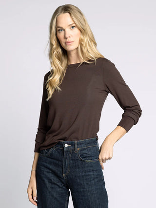 Stacy Top Coffee Bean