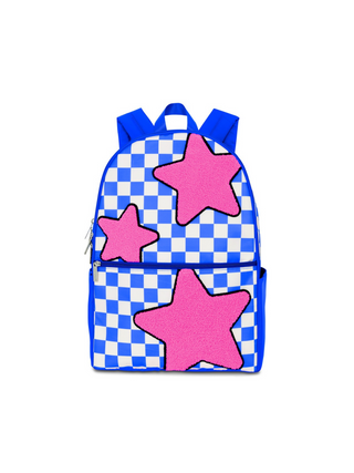 Star Checkered Backpack