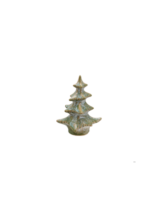 Stoneware Tree Green Glaze Small