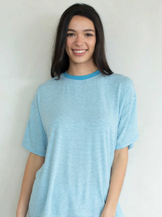 Striped T-shirt - Blue