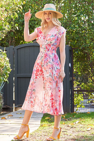 Summer Serenade Fuchsia Floral