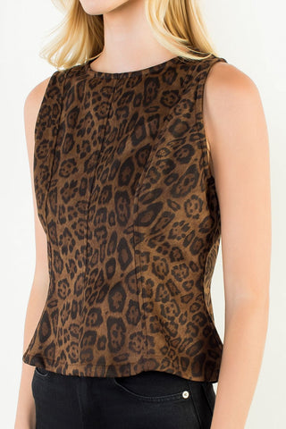 Catch The Cheetah Suede Top
