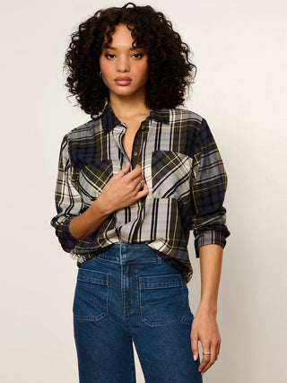 The City Plaid Shirt True Green